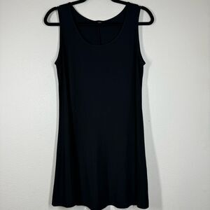 Sun Kim Sleeveless Tunic Tank Top Black A Line Basics Women’s Size Medium